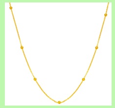 Gold necklace for women