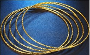 18 Karat pure gold bangles